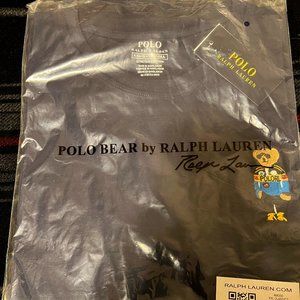Navy Blue Ralph Lauren Polo Bear Shirt NWT!
